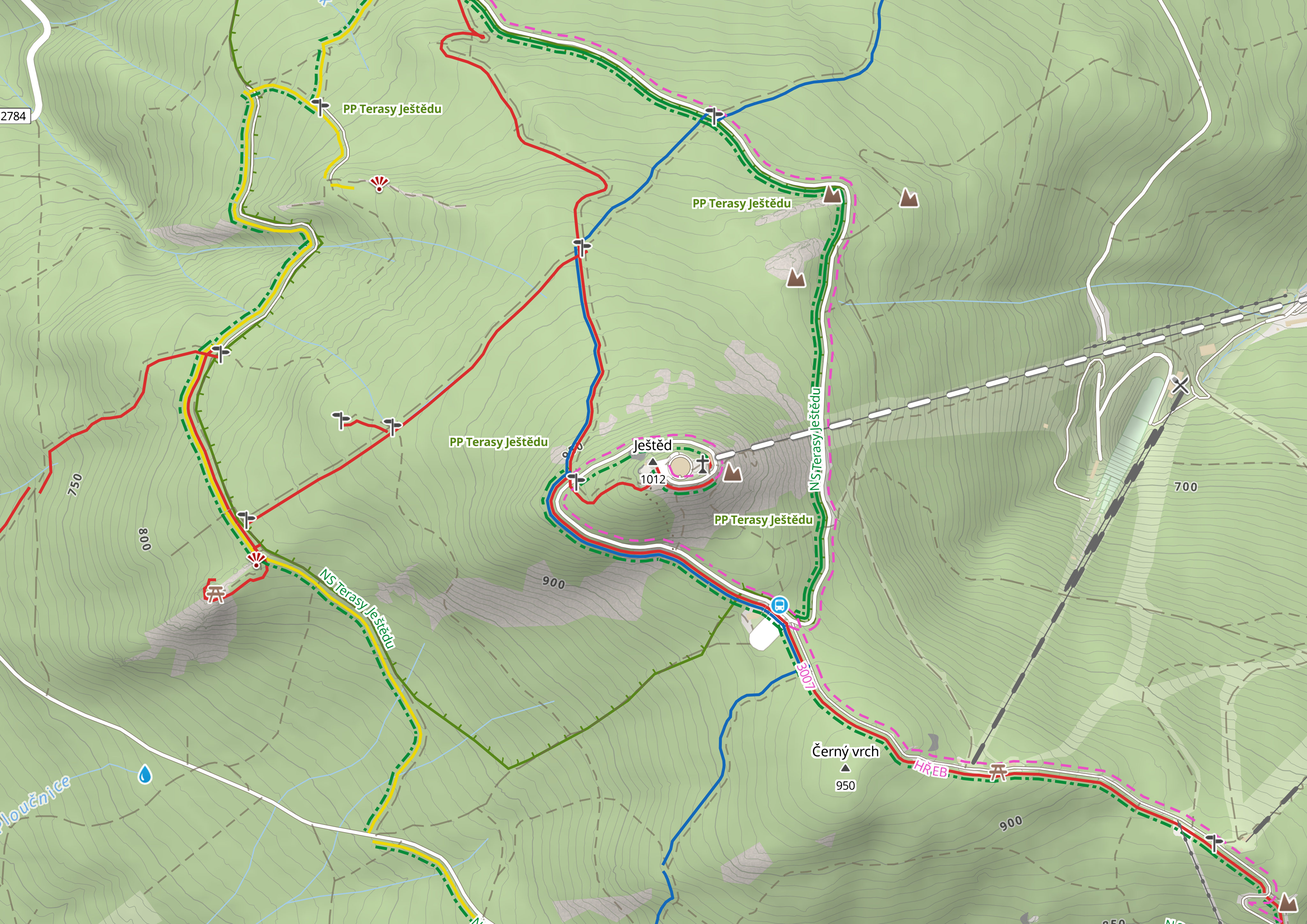 Beautiful outdoor map style